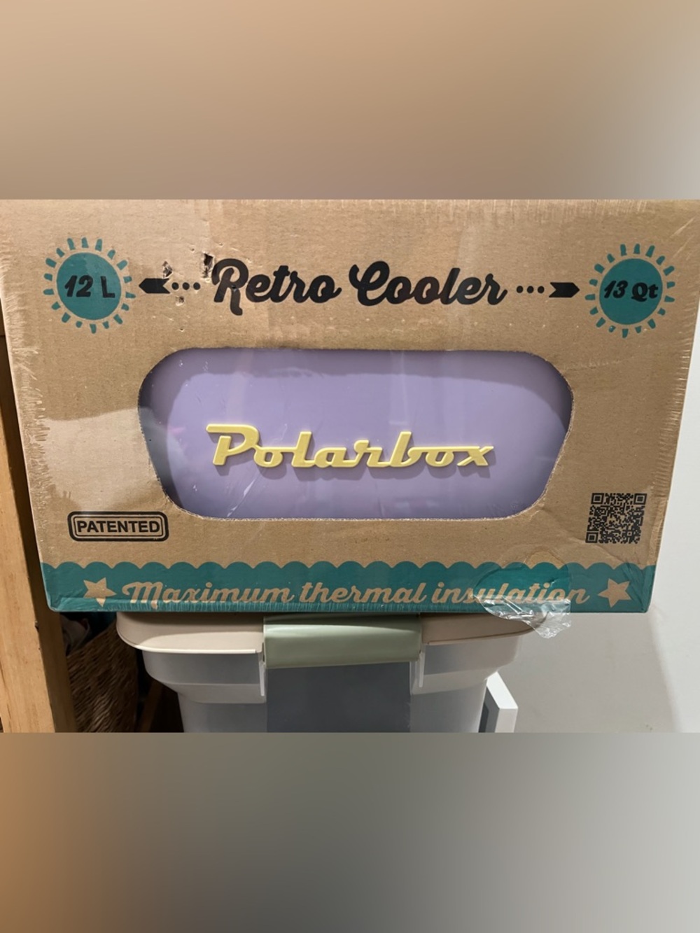 Polarbox Retro Cooler - Lavender